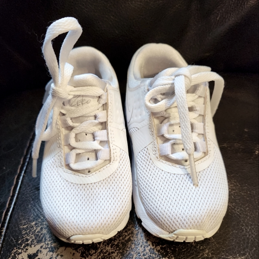 Nike Air Max Zero Essential Toddlers 881227-100 White Grey Shoes Size 8c
